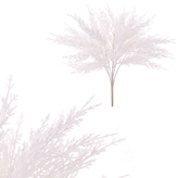 Cypřiš -  bílá barva s glitry.