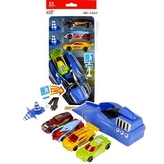 Závodní auta s vystreovačem