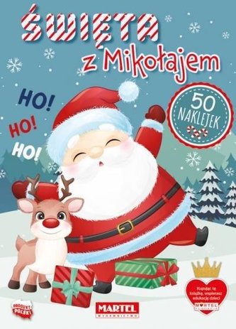 Święta z Mikołajem z naklejkami Święta z Mikołajem z naklejkami