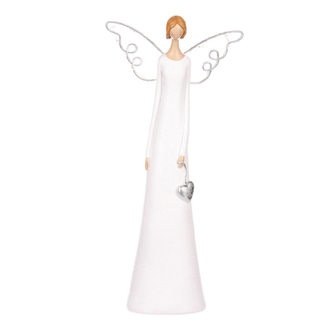 Anděl se svítícími křídly, polyresin.