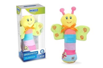 Grzechotka pluszowa motylek E-Edu Grzechotka pluszowa motylek E-Edu