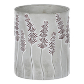 Váza betonová - motiv levandule.