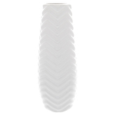 Váza keramická, bílá