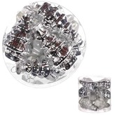 Ozdoby skleněné-tvar stromu, stříbrné, pr. 5cm, cena za 1 balení (11 ks)