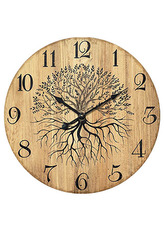 Hodiny nástěnné MDF, 34cm