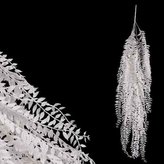 Sleziník červený převis, barva bílá s glitry.