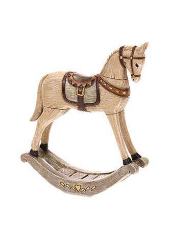 Koník houpací, polyresinová dekorace