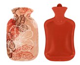 THERMOFOR - 201 oranžový květ - 21x29 cm ( povlak na gumičku mikroflanel )