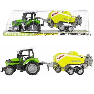 Traktor  se zemědělským strojem