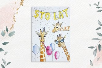 Karnet A5 Żyrafy Karnet A5 Żyrafy