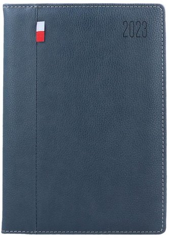 Kalendarz 2023 A5 dzienny GTX szary