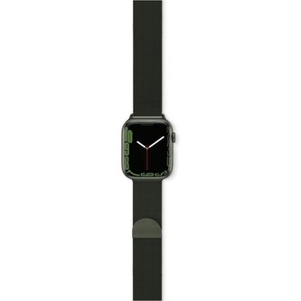 EPICO Řemínek MILANESE Apple Watch 42/44/45 mm tmavě zelená