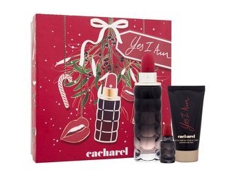 Cacharel Yes I Am parfémovaná voda 75 ml + parfémovaná voda 5 ml + tělové mléko 50 ml