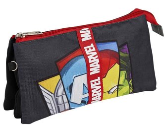 Trojitý penál na tužky Marvel|Avengers (23 x 12 x 2 cm)