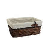 Zásuvka hnědá s látkou malá P1363/M