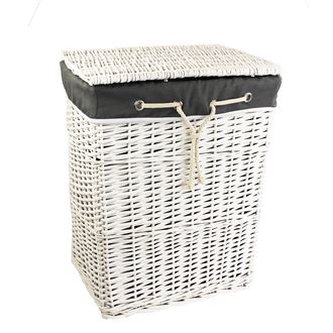 Koš na prádlo bílý