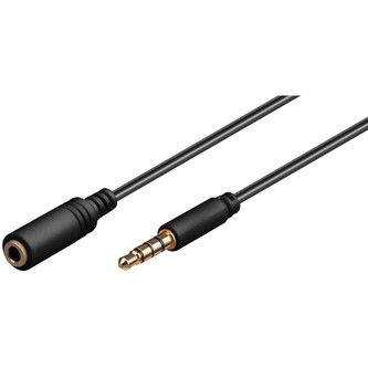 PremiumCord prodlužovací kabel 3.5mm jack 3m