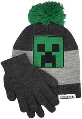 Dětský zimní set Minecraft: Creeper (univerzální)
