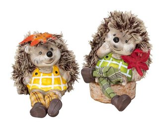 Ježek v kalhotech podzimní sedící