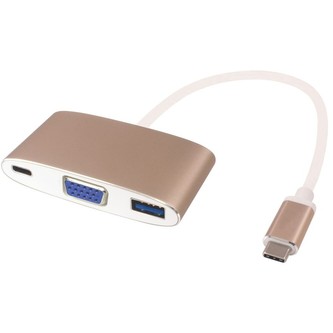 PremiumCord adaptér USB-C na VGA + USB3.0 + PD PremiumCord adaptér USB-C na VGA + USB3.0 + PD
