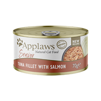 Applaws konzerva Cat Senior Tuňák s lososem 6x70g Applaws konzerva Cat Senior Tuňák s lososem 6x70g
