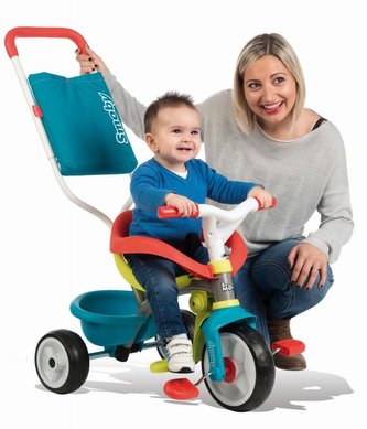 Tříkolka Be Move Confort modro-zelená