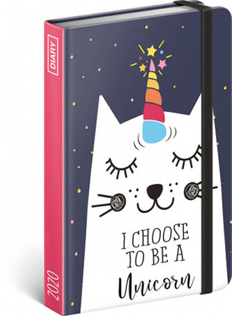 Diář 2020 - Kočkorožec - týdenní, 11 × 16 cm