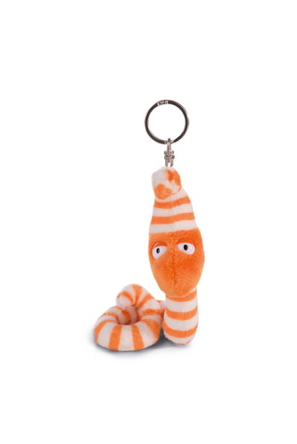 Plyšový přívěsek na klíče Žížala Erwin Worm 10 cm Plyšový přívěsek na klíče Žížala Erwin Worm 10 cm