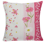 Povláček krepový - kopretina růžová - 40x40cm