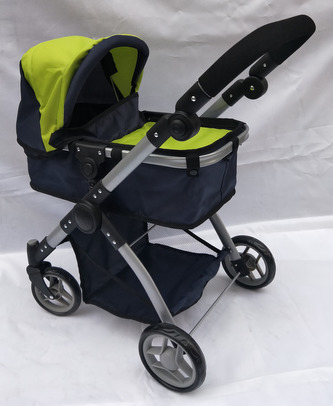 Kočárek 2v1 - zeleno/černý