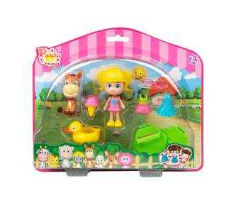 Paula & Friends - panenka s doplňky a zvířátkem