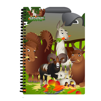 Sešit 3D Farmapark Mrkev