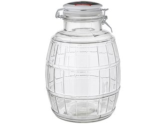 GUSTO SKLENĚNÁ DÓZA S VÍKEM 4,1L