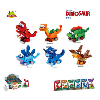 Mini stavebnice Dinosauři (1ks, různé variranty)