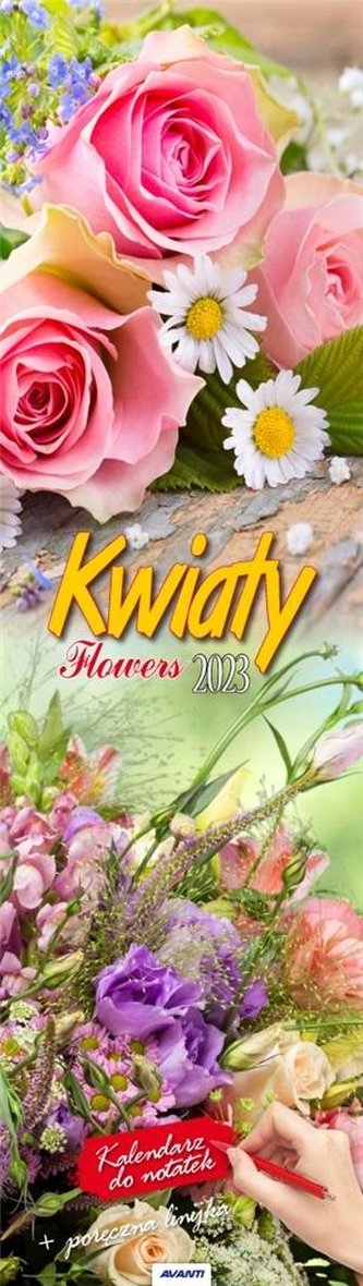 Kalendarz 2023 Paskowy Kwiaty AVANTI