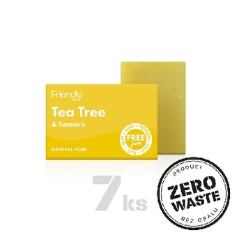 Friendly Soap přírodní mýdlo tea tree 7ks zero waste balení