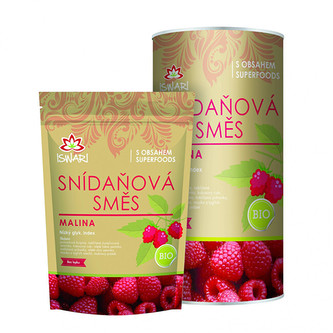 Iswari Snídaňová směs malina 1 kg