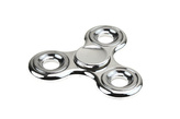 Fidget spinner metalický - Stříbrný