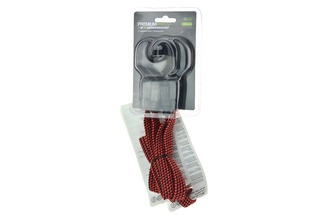 Elastické popruhy k upevnění zavazadel 100cm, 2 ks - Červené