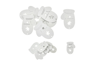 Dekorace rukavičky 12 ks