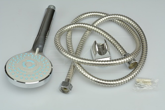 Kompletní sada sprchové hlavice (9.5cm) s hadicí - 3 režimy