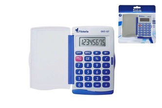 Kalkulačka kapesní "GVZ-127", 8místný displej, VICTORIA