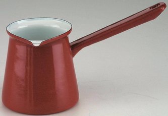 Smaltovaná džezva na kávu 0,5l - červená - Ibili