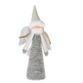 Textilní anděl s LED světlem, 0/24