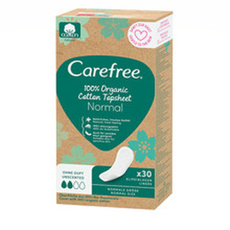 Carefree Slipové vložky Organic Cotton Normal Varianta 30 ks woman