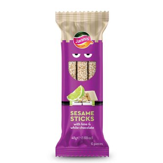 Jannis Sesame sticks Choco 48g