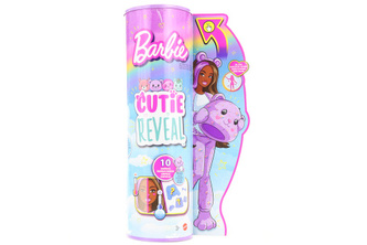 Barbie Cutie reveal panenka série 2 Vysněná země - medvídek HJL5