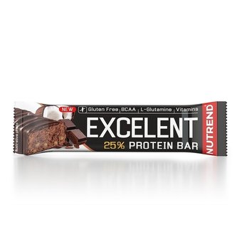 Proteinová tyčinka Excelent 85 g - Nutrend - marcipán mandle - 18 x 85 g