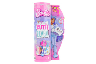 Barbie Cutie reveal zima panenka série 3 - Husky HJL63