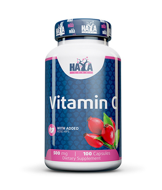 Haya Labs Vitamin C with rose hips 500mg
